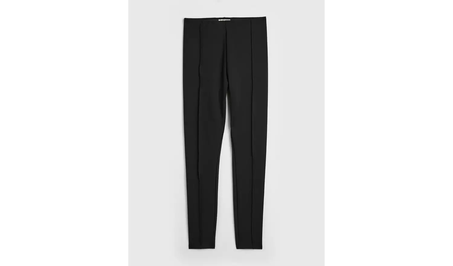 Black Smart Ponte Pintuck Leggings 16R