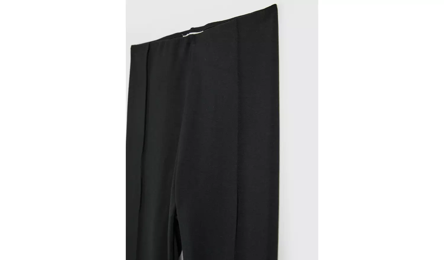 Black Smart Ponte Pintuck Leggings 24S