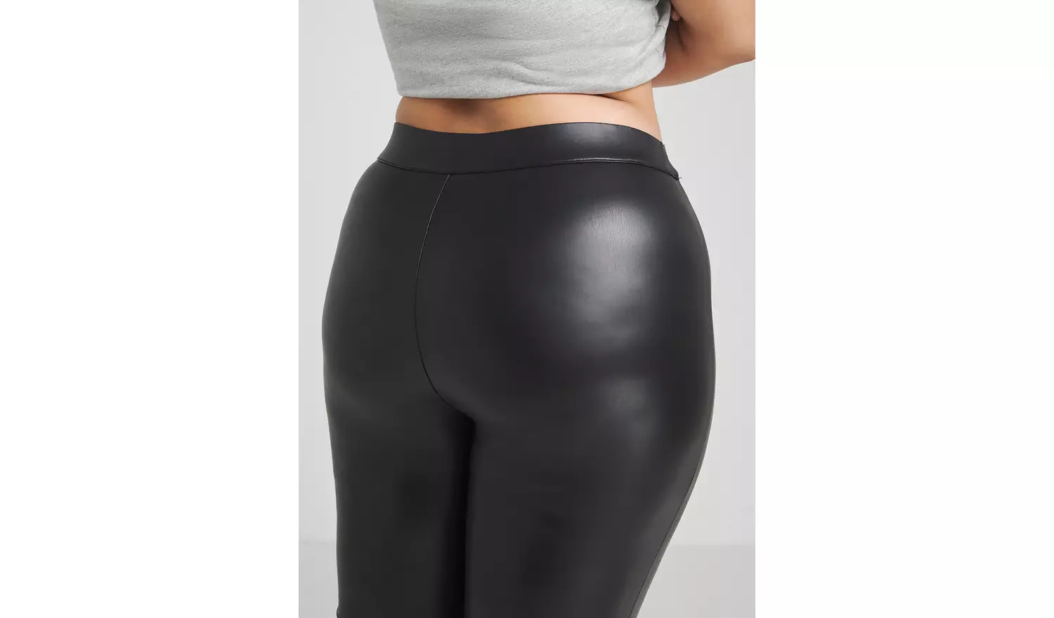 SIMPLY BE Pu Leggings 10