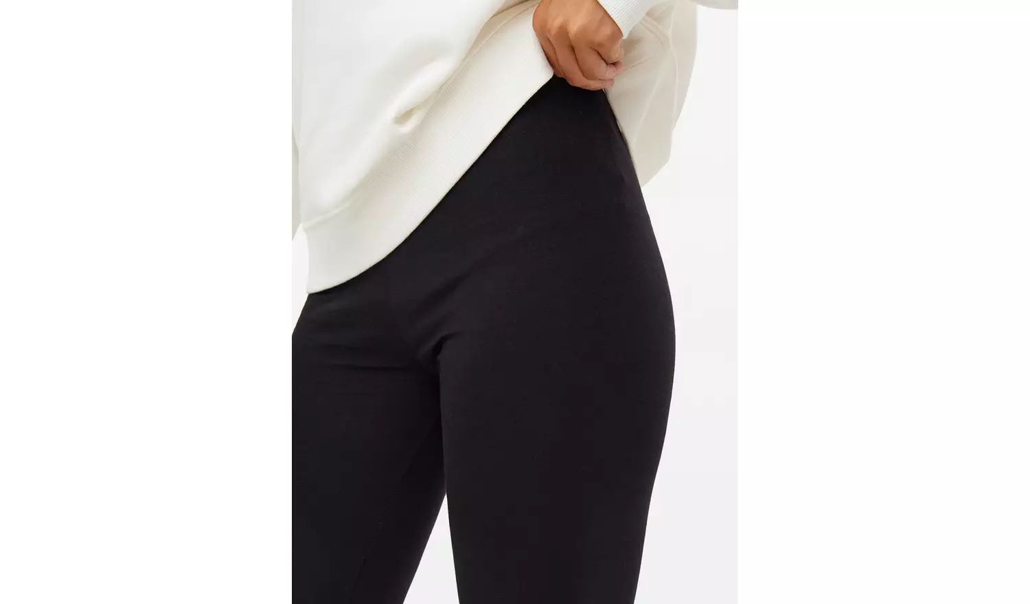 Black Core Leggings 2 Pack M