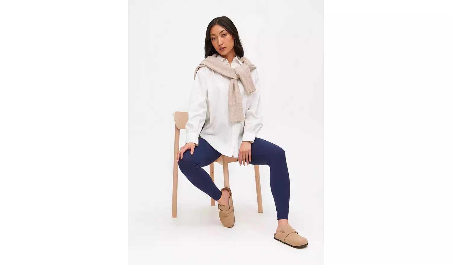 Navy Modal Blend Soft Touch Leggings S