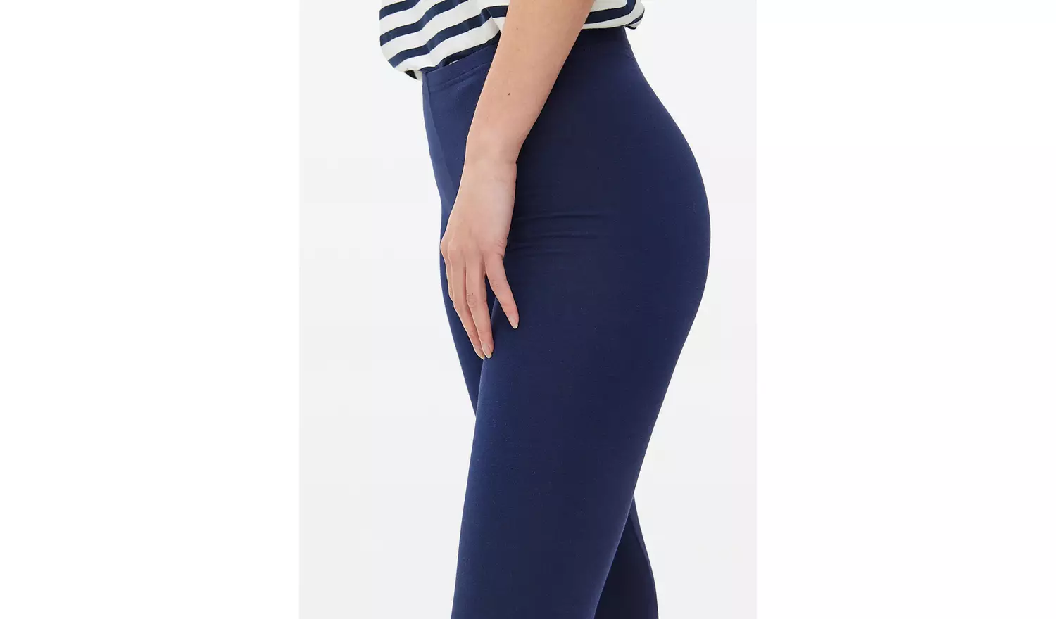 Navy Cropped Leggings 2 Pack XL