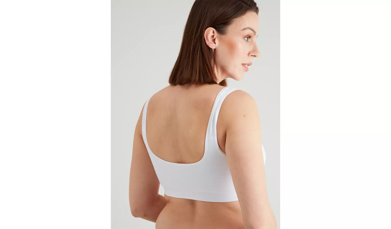 White & Black Seamless Stretch Crop Tops 2 Pack XXXL