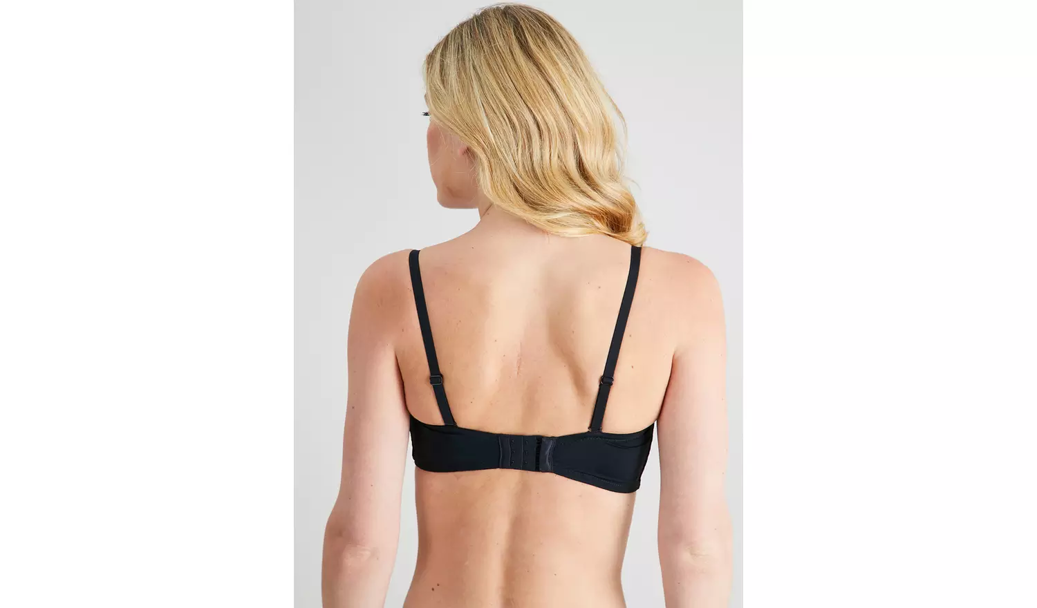 Black Comfort Lace Multiway Bandeau Bra - 12