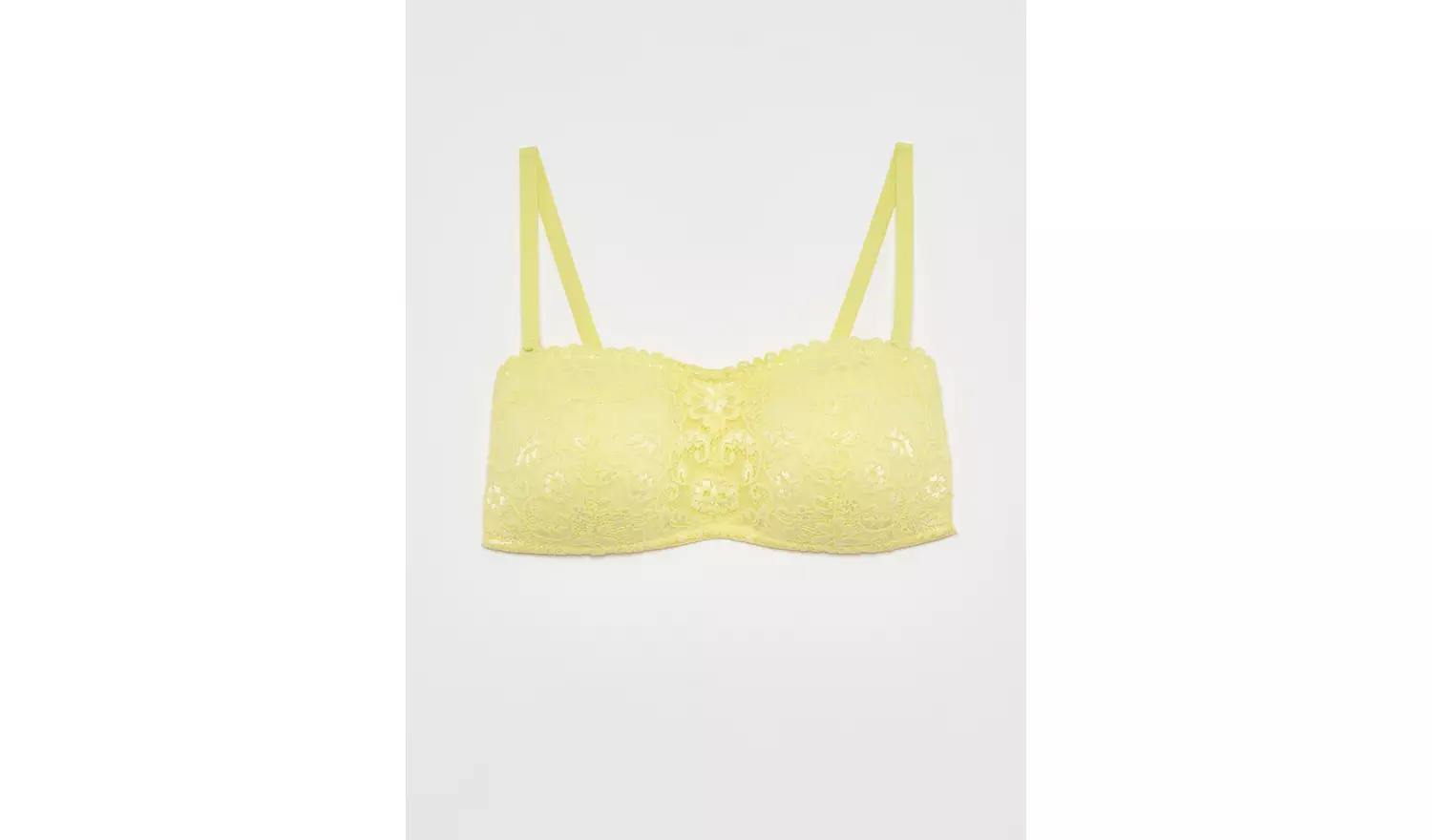 Yellow Comfort Lace Multiway Bandeau Bra - 12
