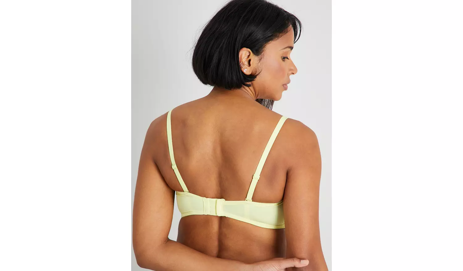 Yellow Comfort Lace Multiway Bandeau Bra - 12