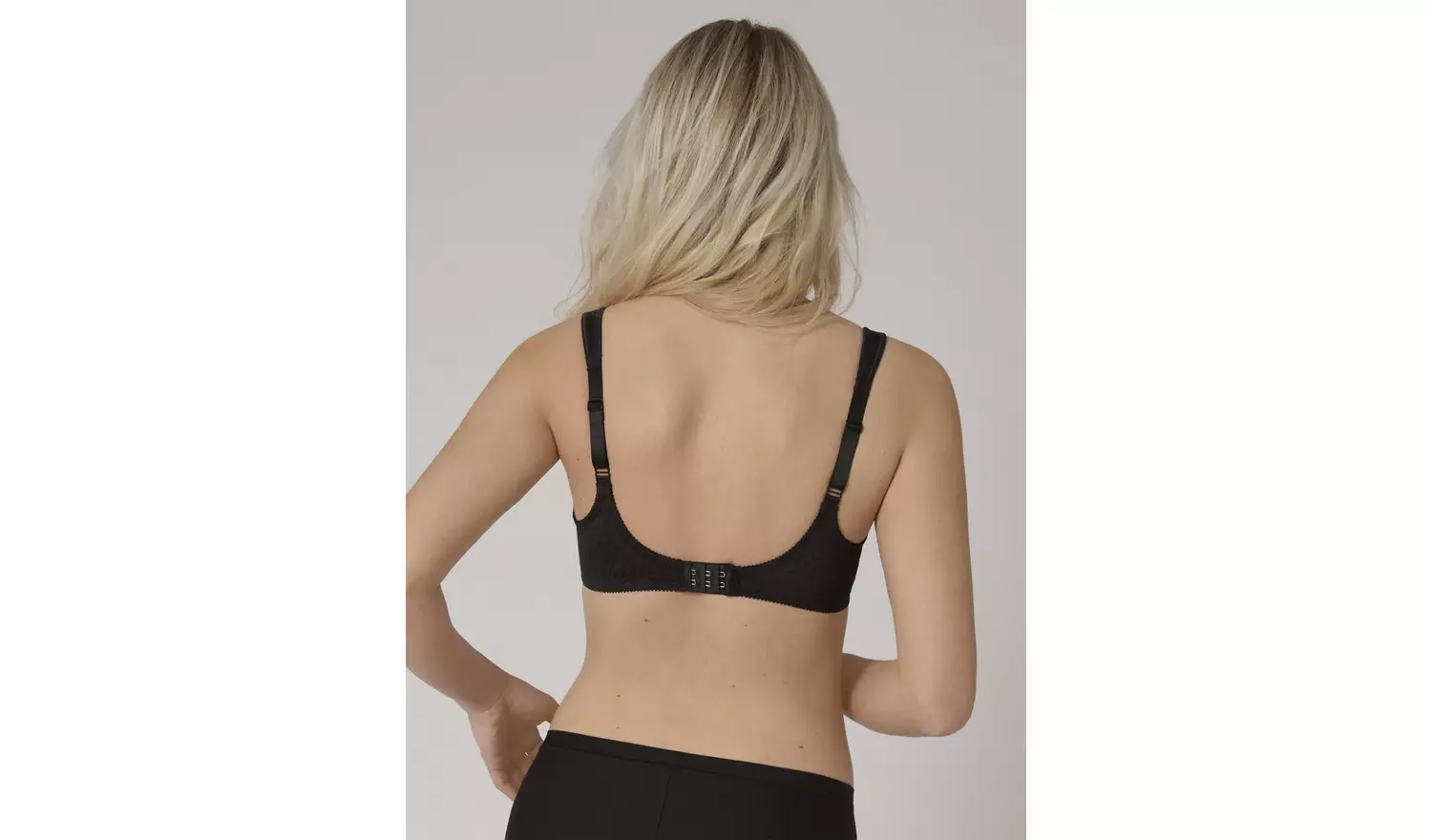 TRIUMPH Black Comfort Minimiser Bra 38C