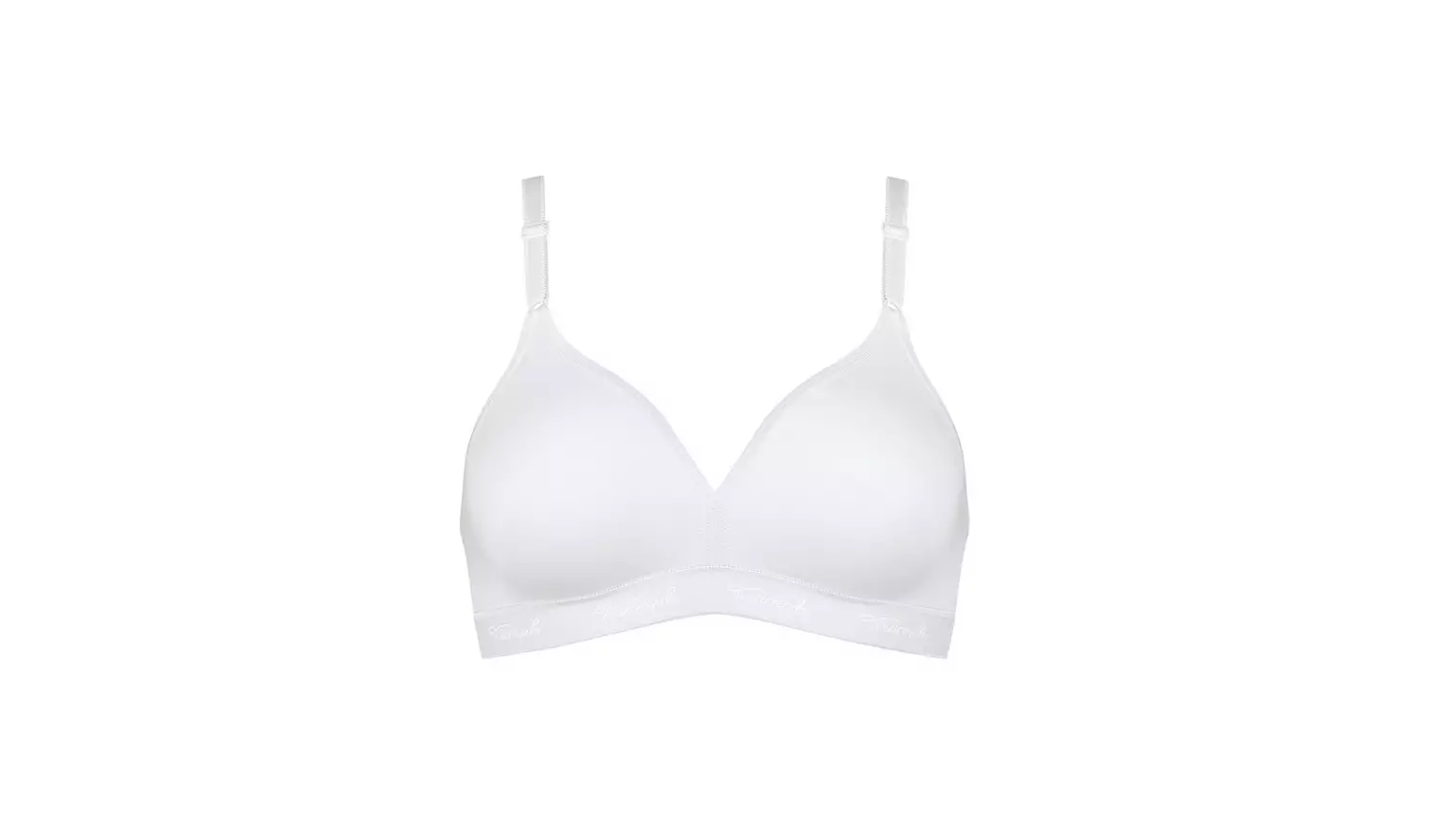 TRIUMPH White Micro Fun Non Wired Bra 40B