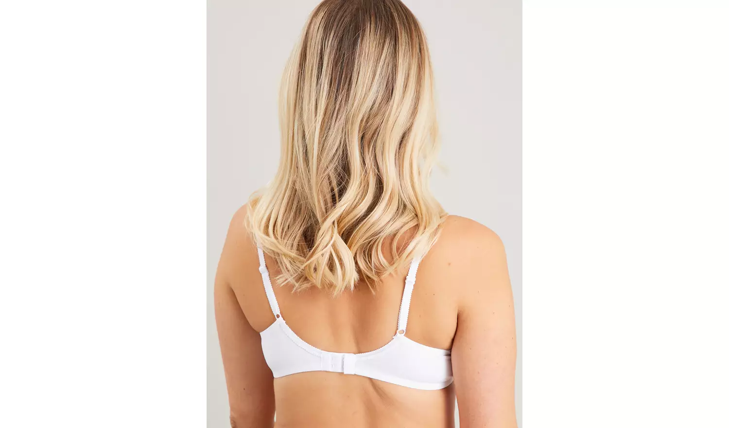 White Recycled Lace Full Cup Comfort Bra - 36E