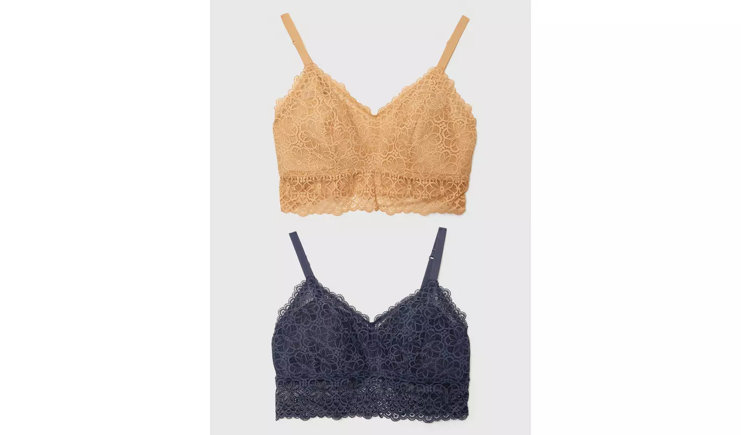 Assorted Recycled Lace Bralette 2 Pack - 8