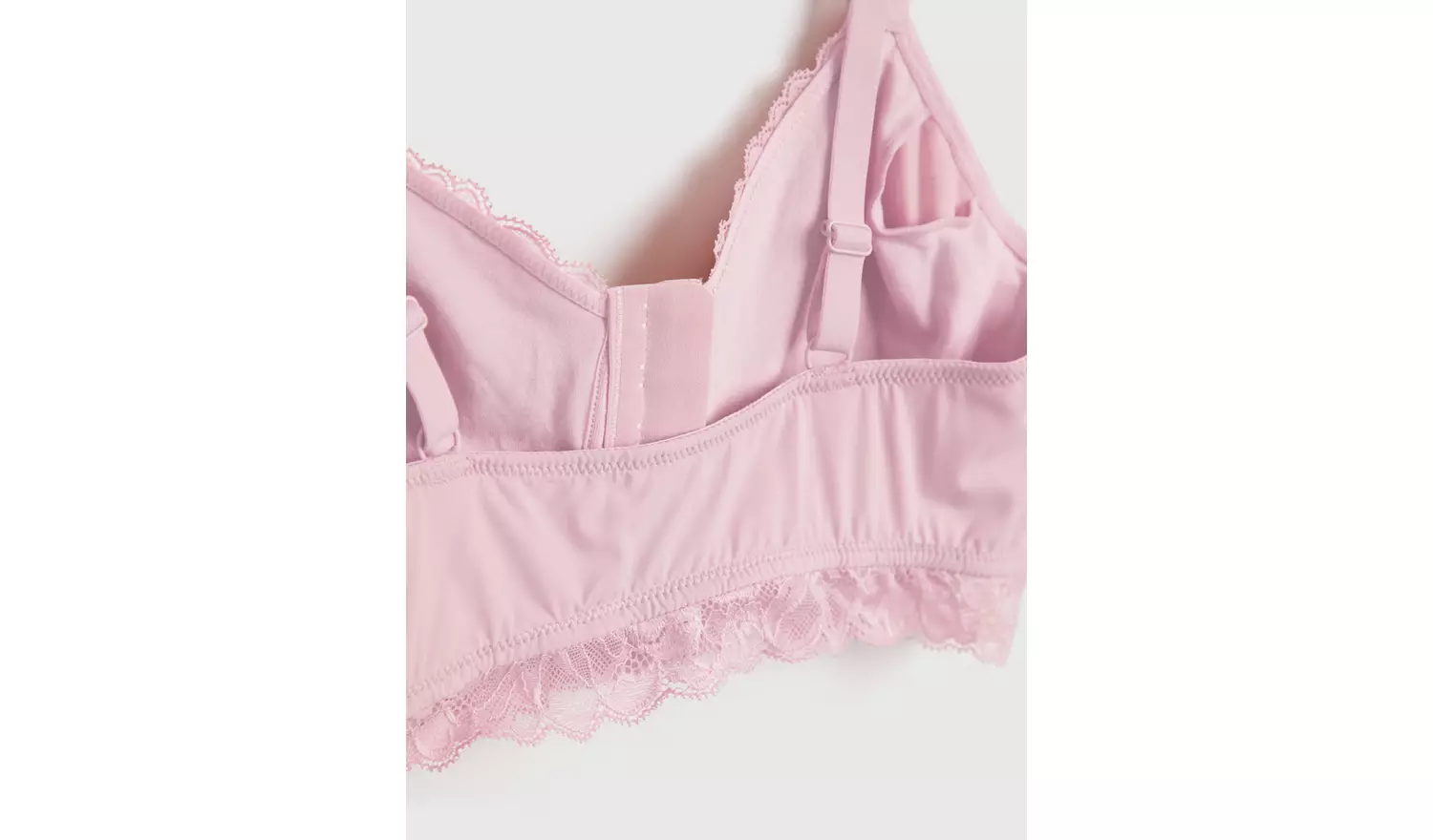 A-GG Pink Floral Lace Post Surgery Front Fastening Bra 42DD