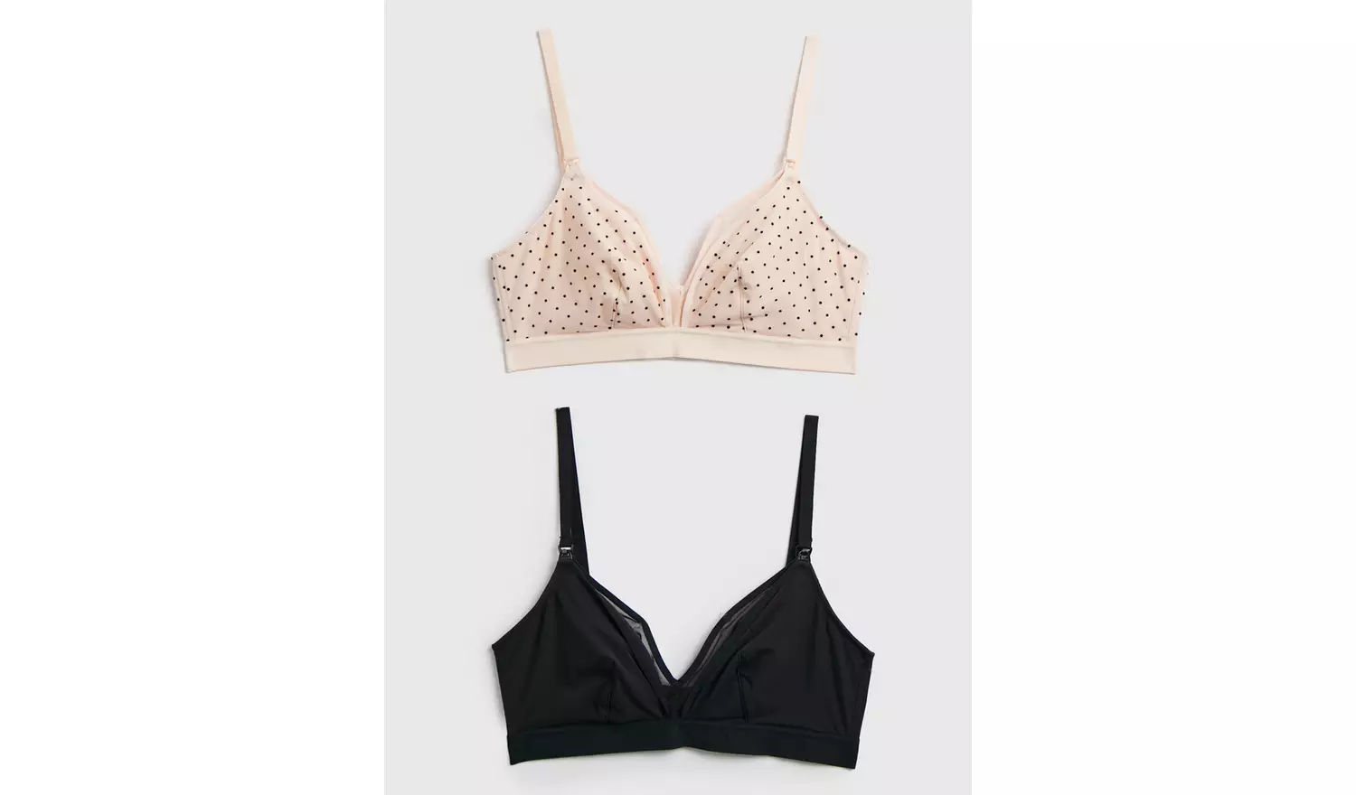 A-E MATERNITY Supersoft Non Wired Nursing Bras 2 Pack 40B