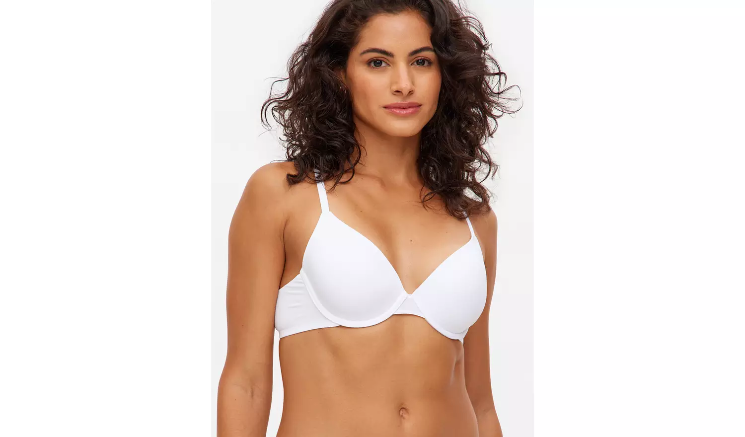 White Soft Touch T-Shirt Bra 34D