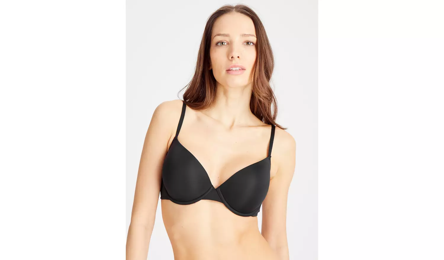 Black, White & Beige T-Shirt Bras 3 Pack 38D