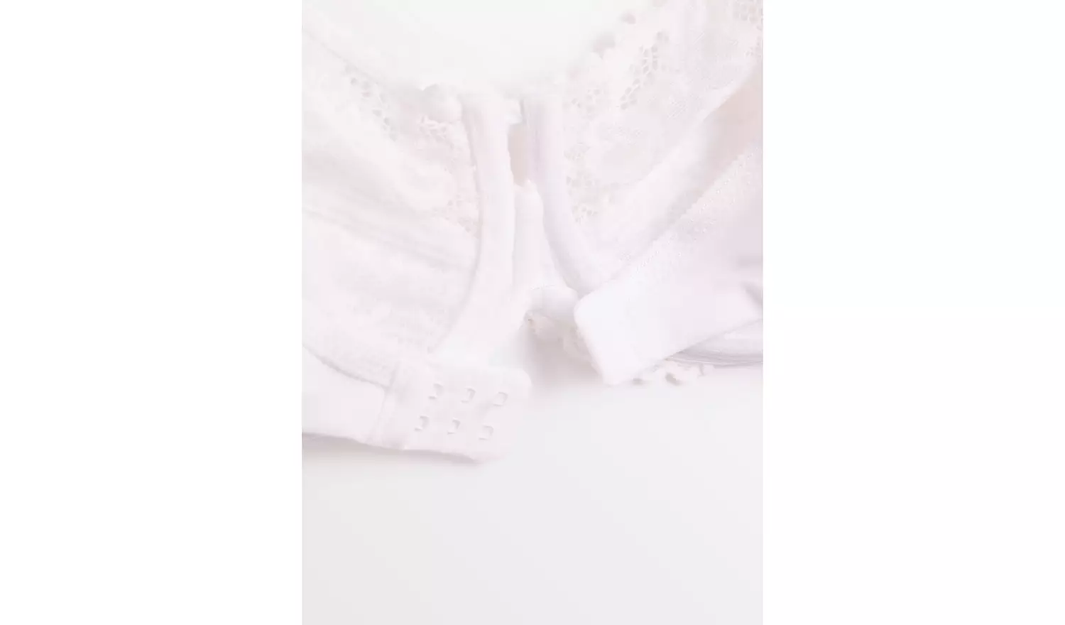 White Floral Lace Underwired Bra 34A