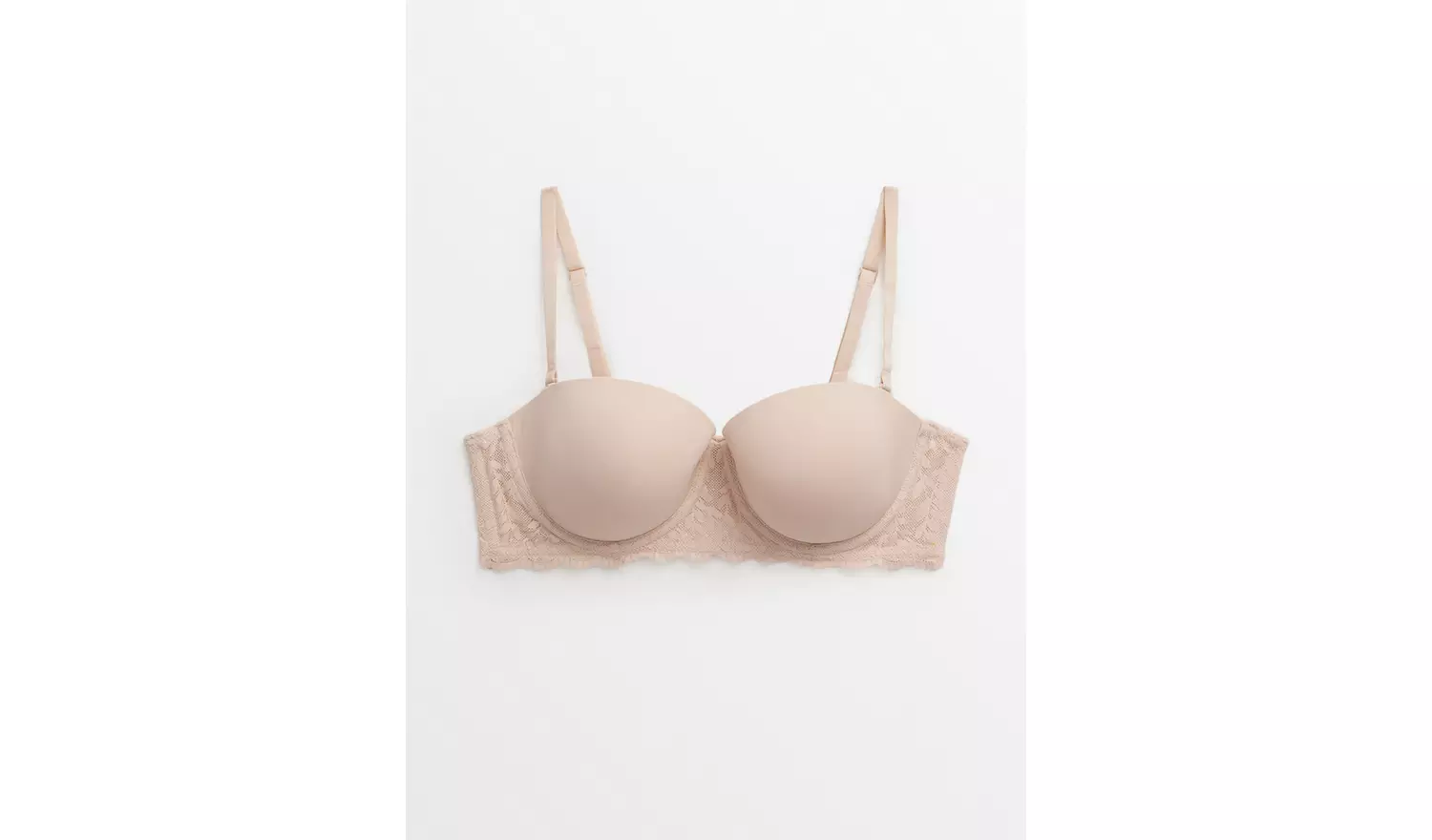 Beige Multiway Soft Cup Balcony Bra 40E