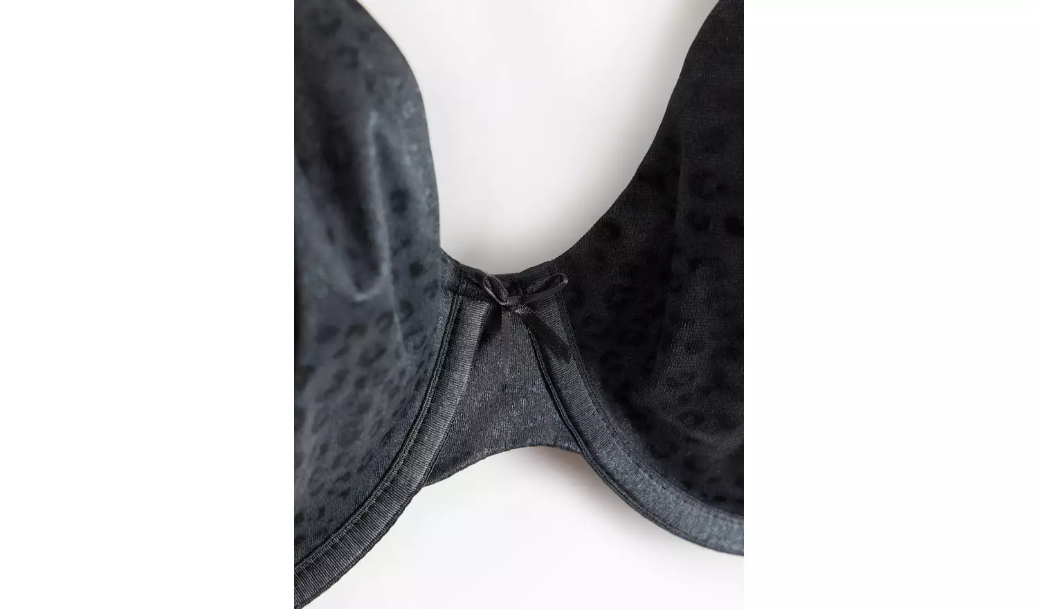 DD+ Black & White Jacquard Animal Print Underwired Bras 2 Pack40E