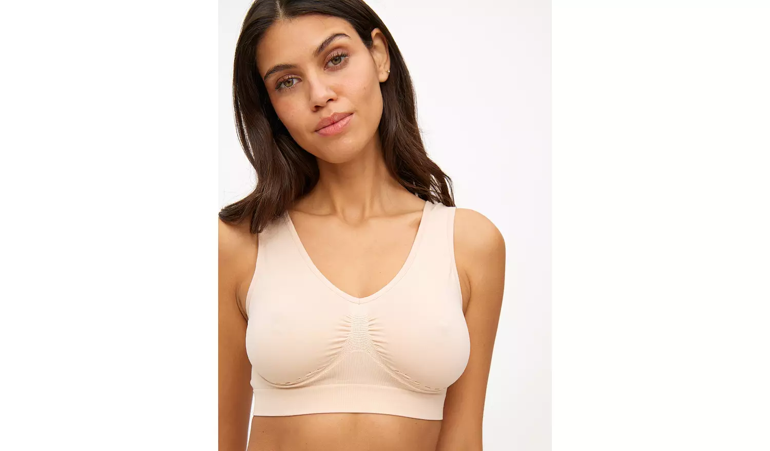 Seamless Non-Wired Crop Top 3 Pack XXXL