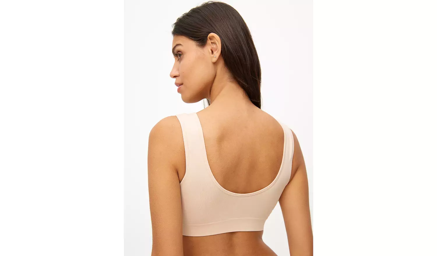 Seamless Non-Wired Crop Top 3 Pack XS