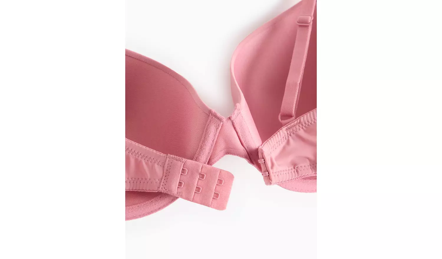 Cream, Pink & Burgundy T-Shirt Bras 3 Pack 34D