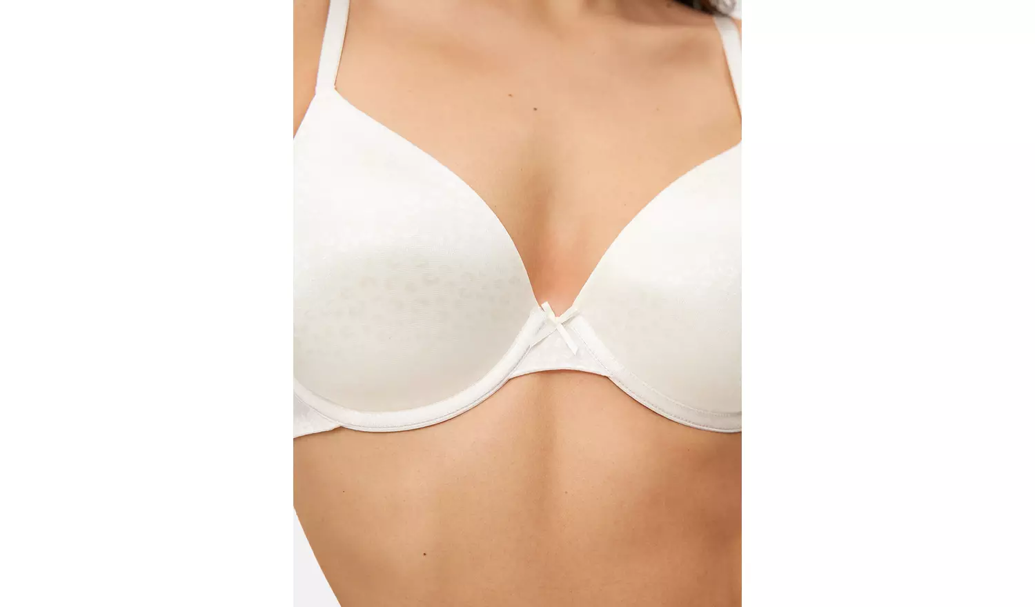 Animal Jacquard Print Underwired T-Shirt Bra 2 Pack 38DD