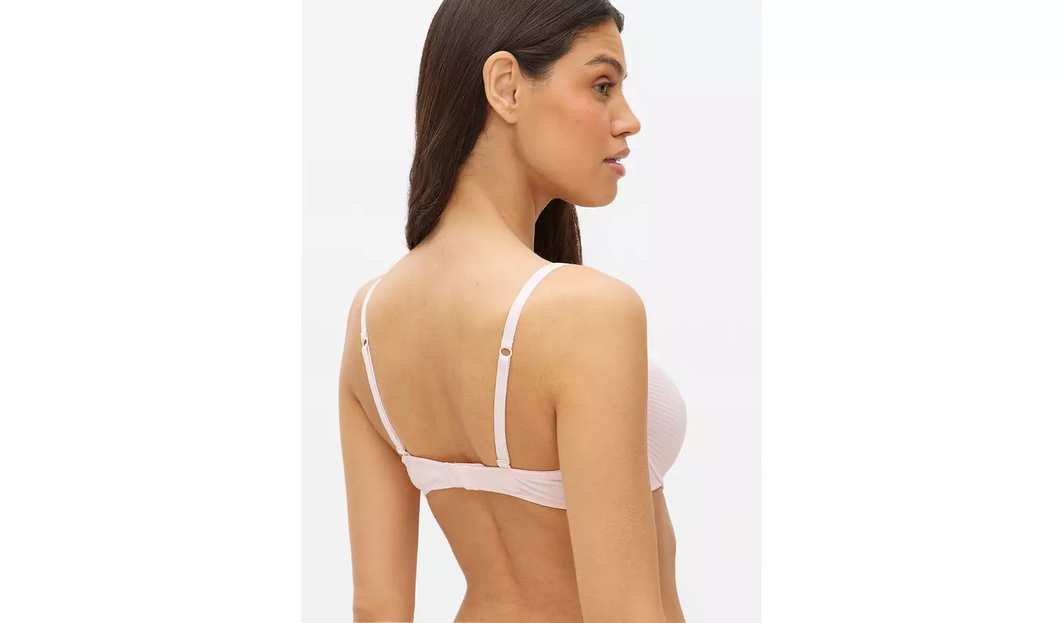 Pink & Blue Stripe Mesh T-Shirt Bra 2 Pack 40B