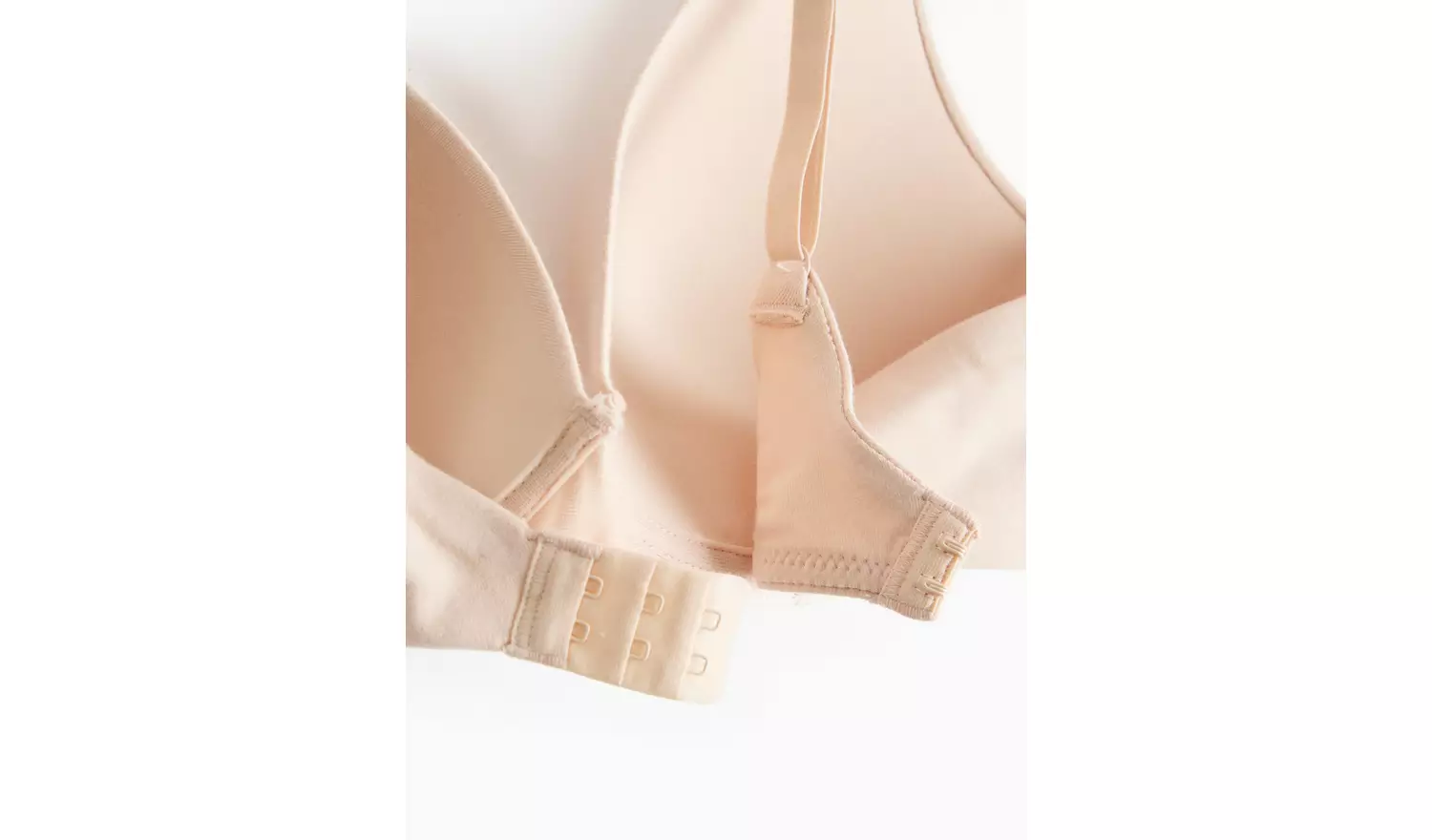 Cream & Beige Plunge Bra 2 Pack 34D