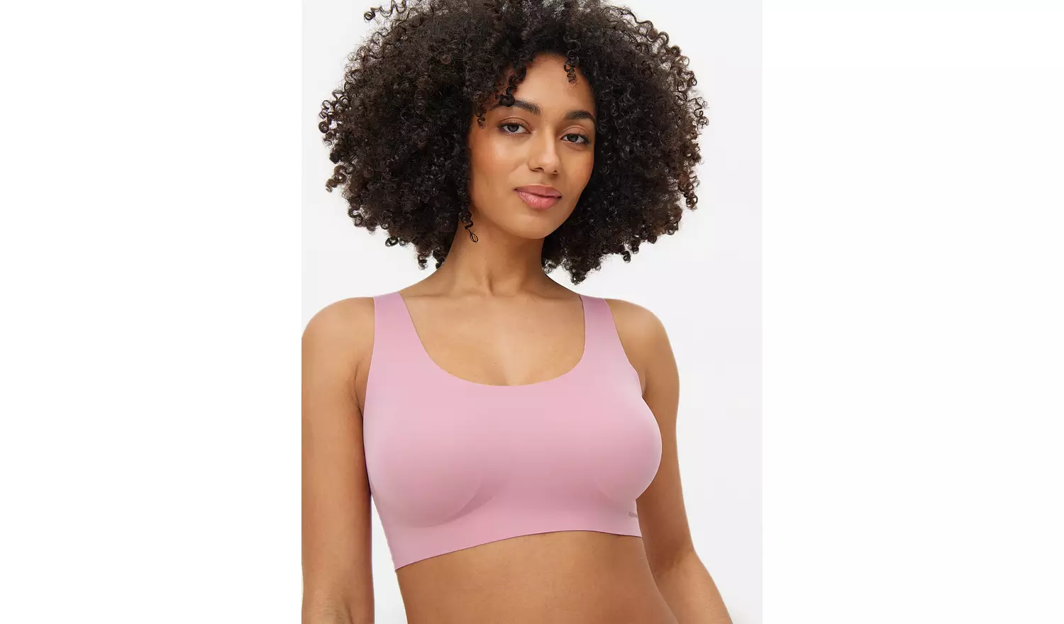 Flexform™Pink Bonded Padded Crop TopXL