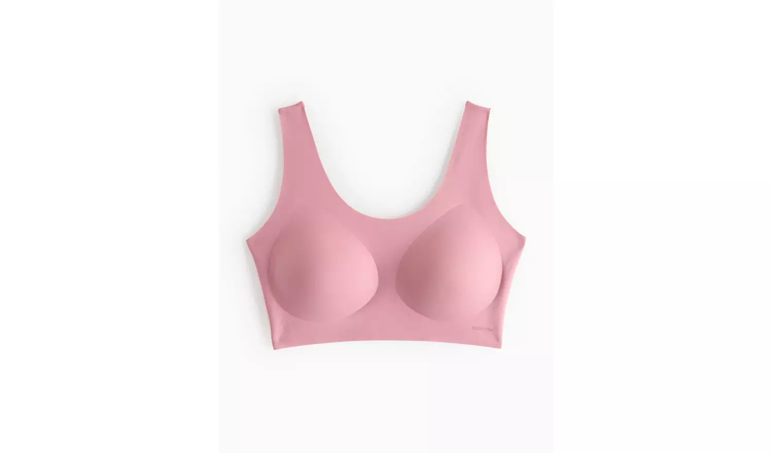 Flexform™Pink Bonded Padded Crop TopXL