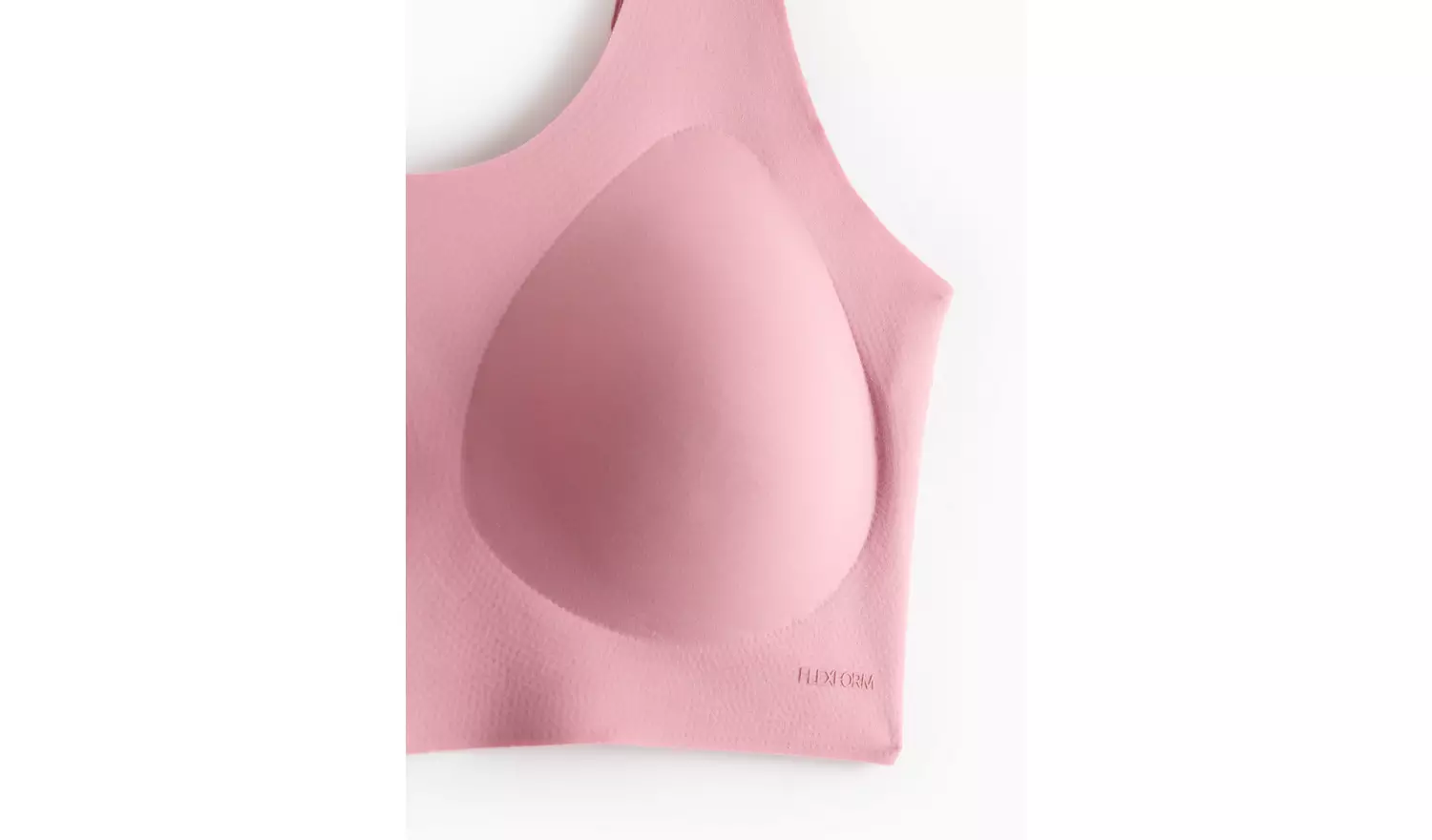 Flexform™Pink Bonded Padded Crop TopXXL