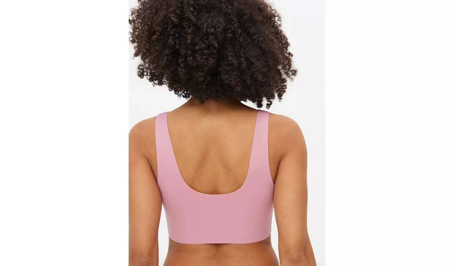 Flexform™Pink Bonded Padded Crop TopXS