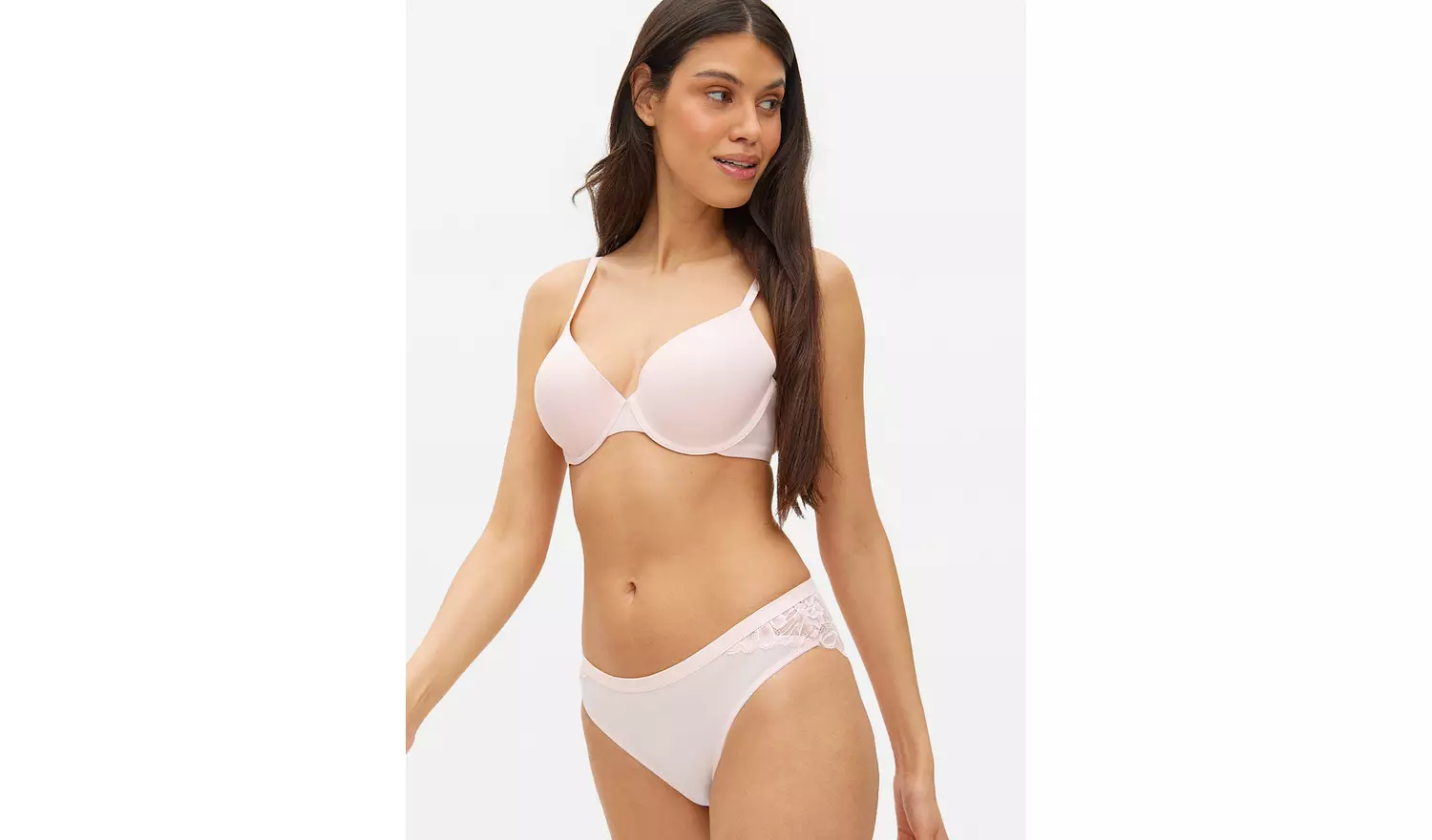 Pale Pink Padded T-Shirt Bra 42E