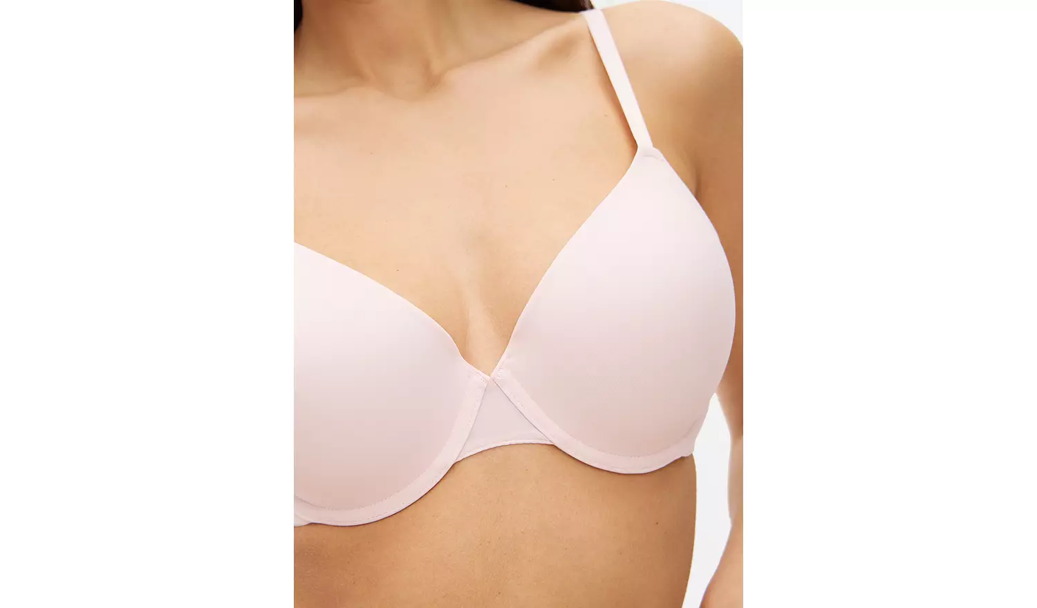 Pale Pink Padded T-Shirt Bra 40E