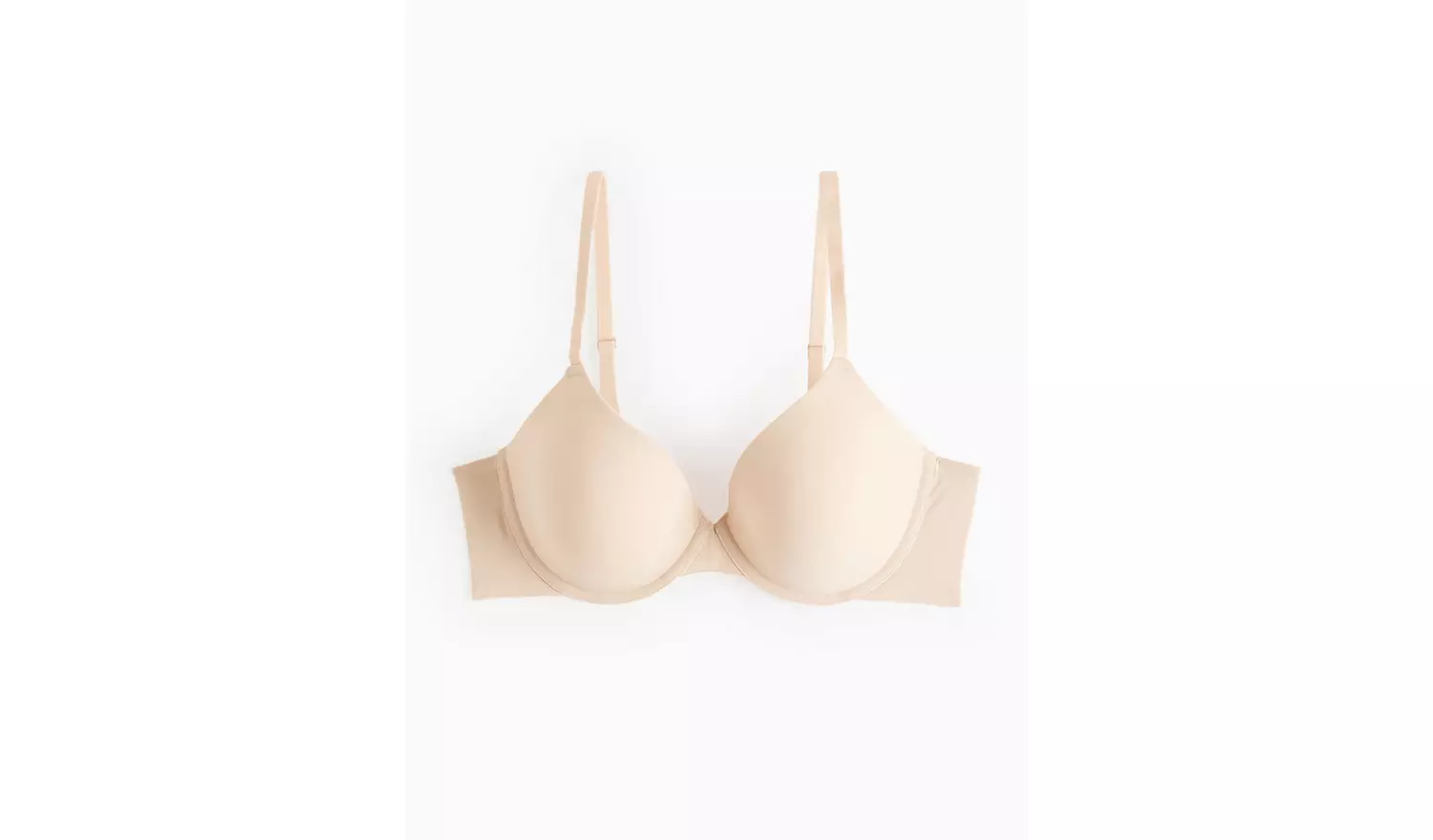 Beige Padded Underwired T-Shirt Bra 36DD