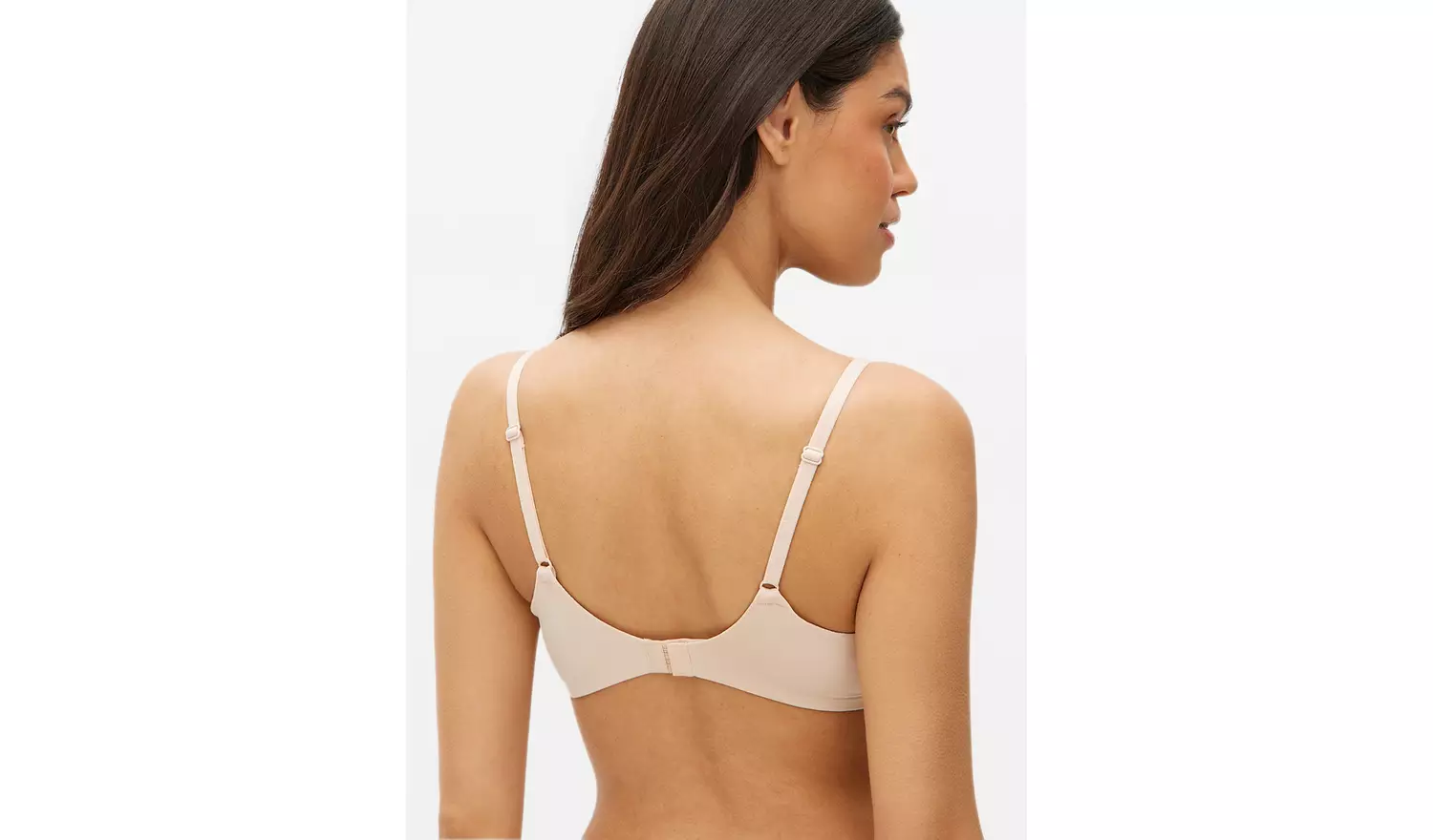 Beige Padded Underwired T-Shirt Bra 38B