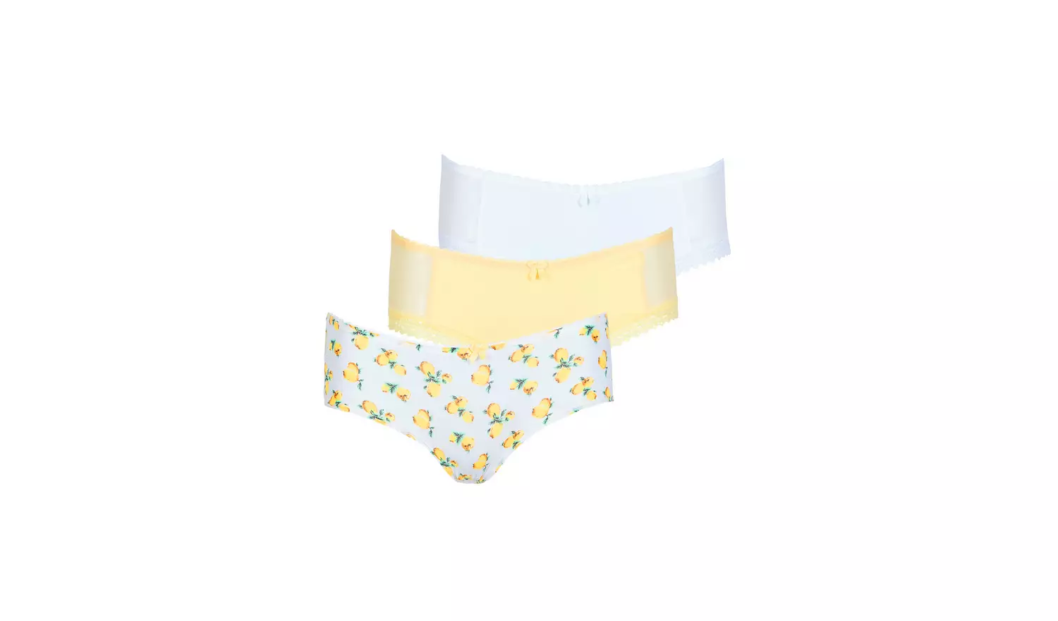 3 Pack Lemon Brief Shorts - 18