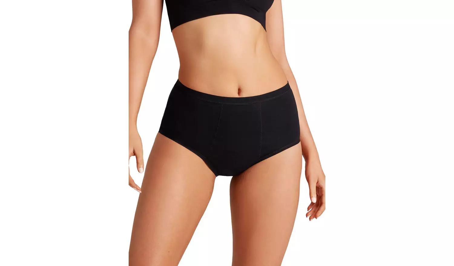 Black Period Full Knickers - 18-20