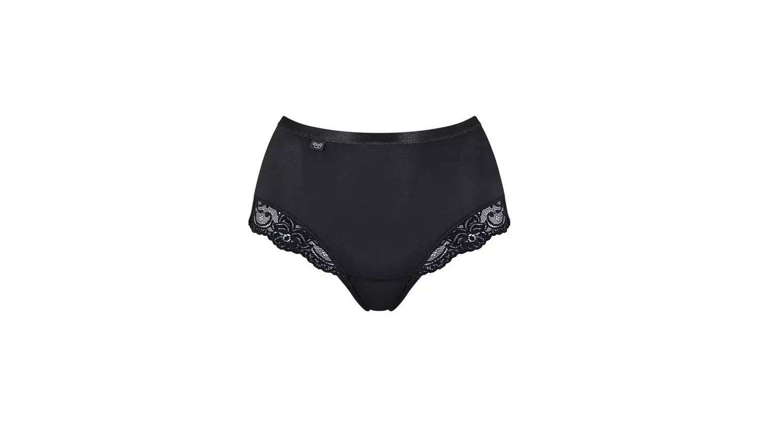SLOGGI Black Romance Maxi Knickers - 18