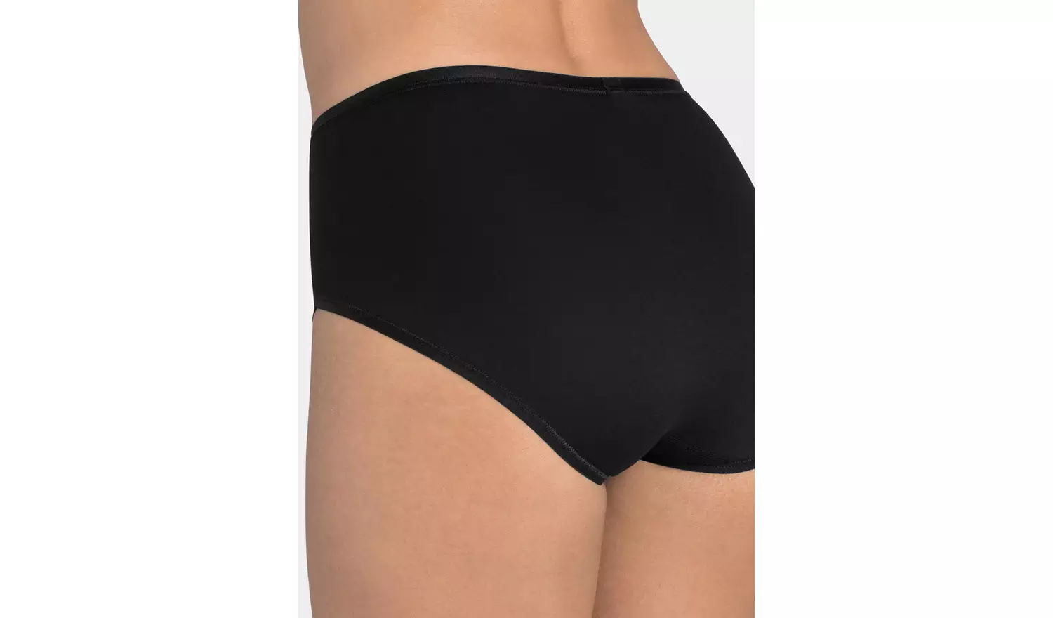 SLOGGI Black Romance Maxi Knickers - 20