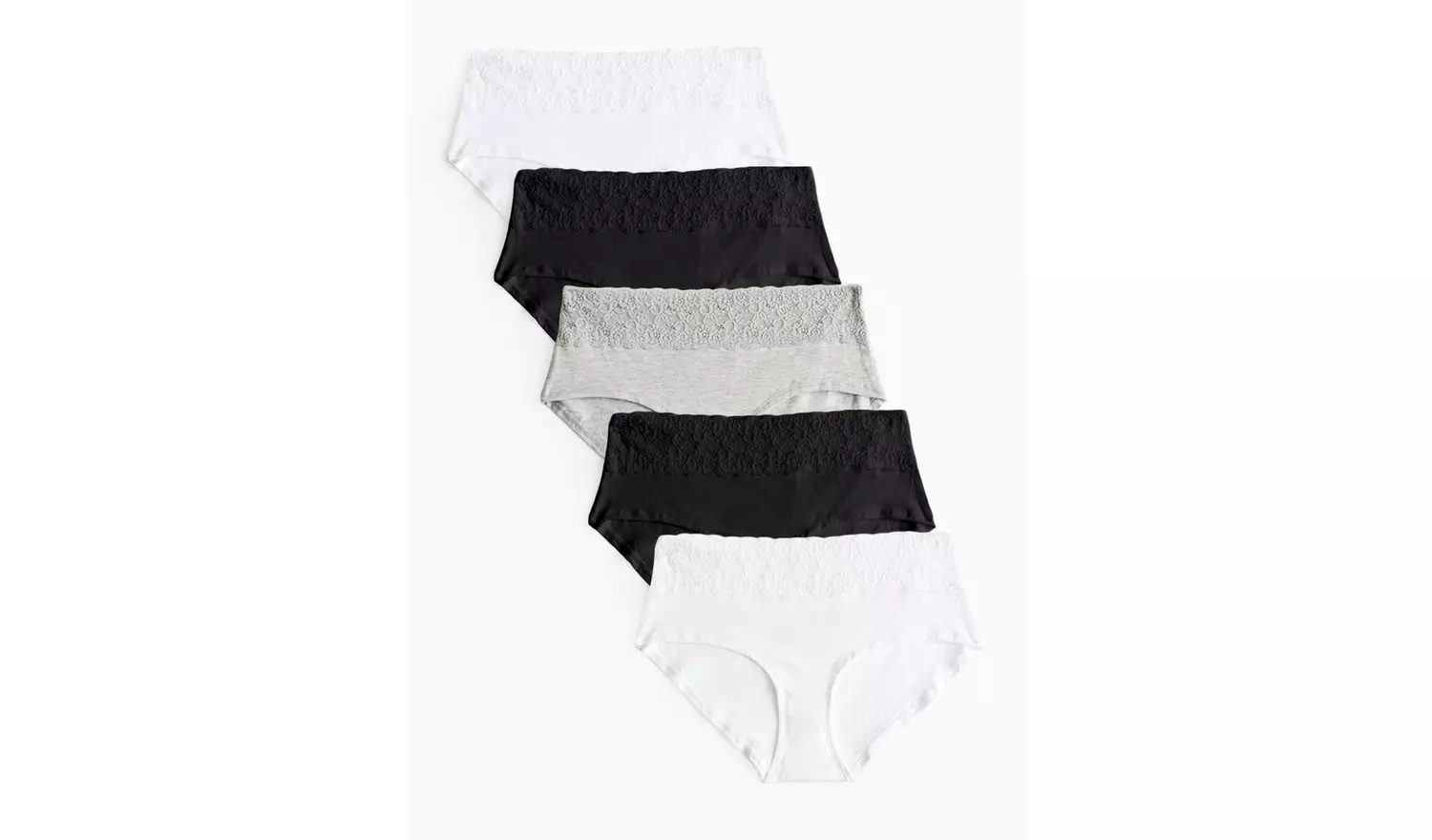 Comfort Lace Knicker Shorts 5 Pack 8