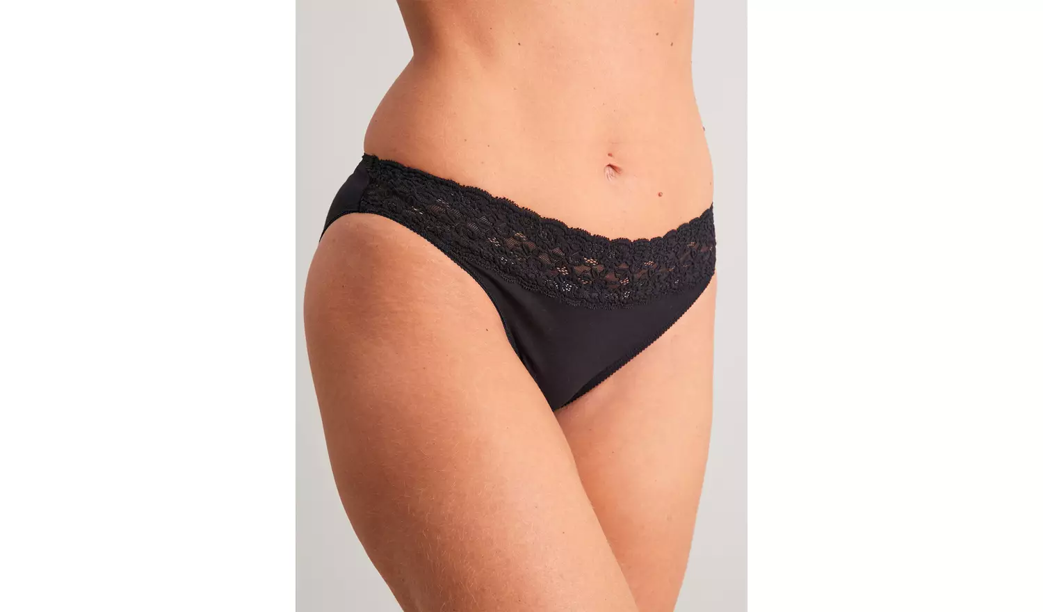 Mono Comfort Lace High Leg Knickers 5 Pack 20