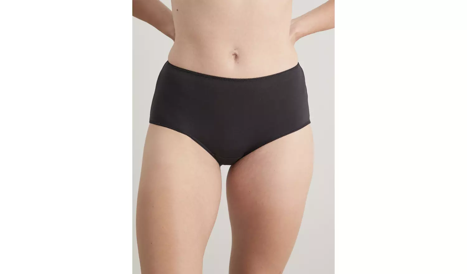 Black Midi Knickers 5 Pack - 22