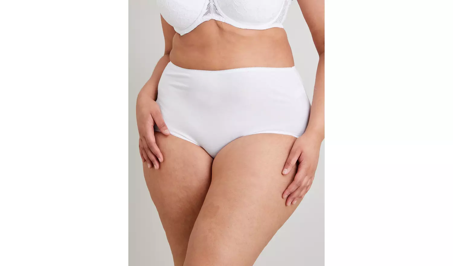 White Full Knickers 5 Pack 24