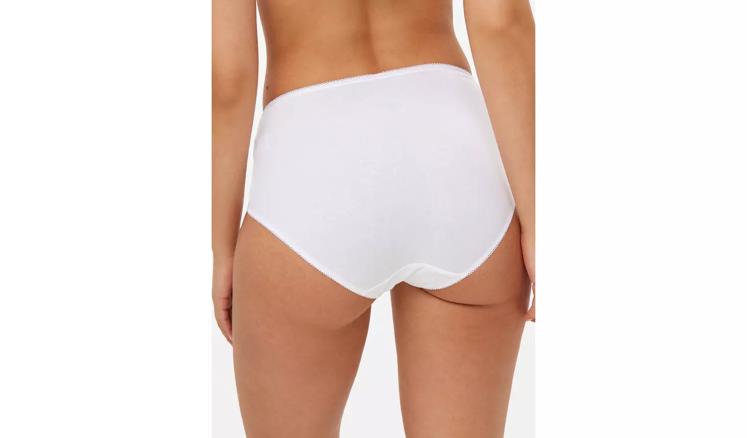 White Midi Knickers 5 Pack 10