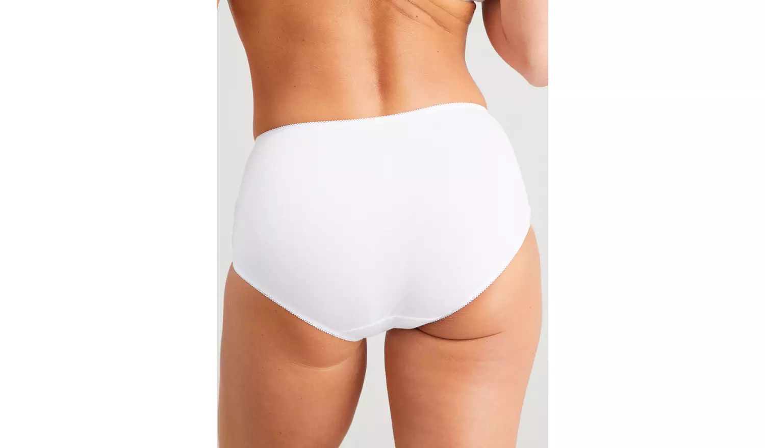 White Midi Knickers 5 Pack 16