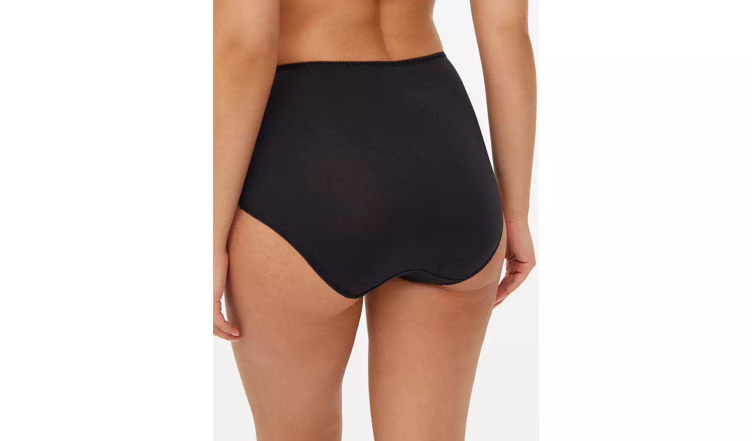 Black Full Knickers 5 Pack 8