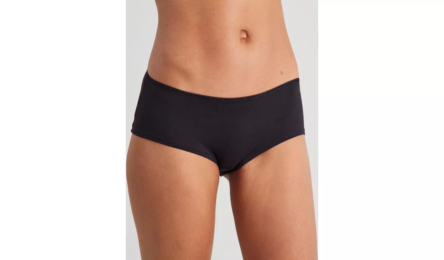 Black Knicker Shorts 5 Pack 16