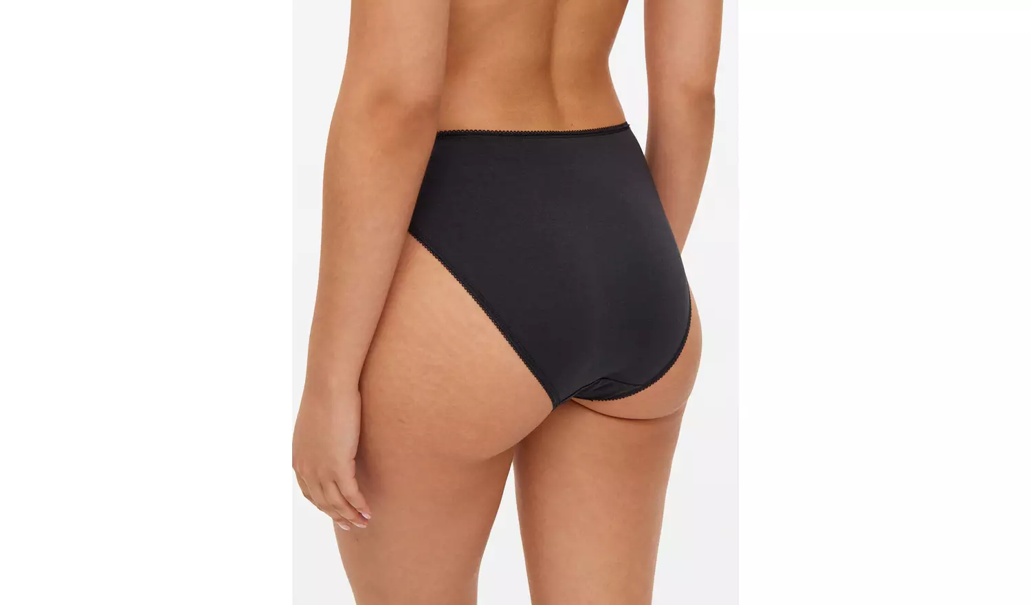 Plain High Leg Knickers 5 Pack 20