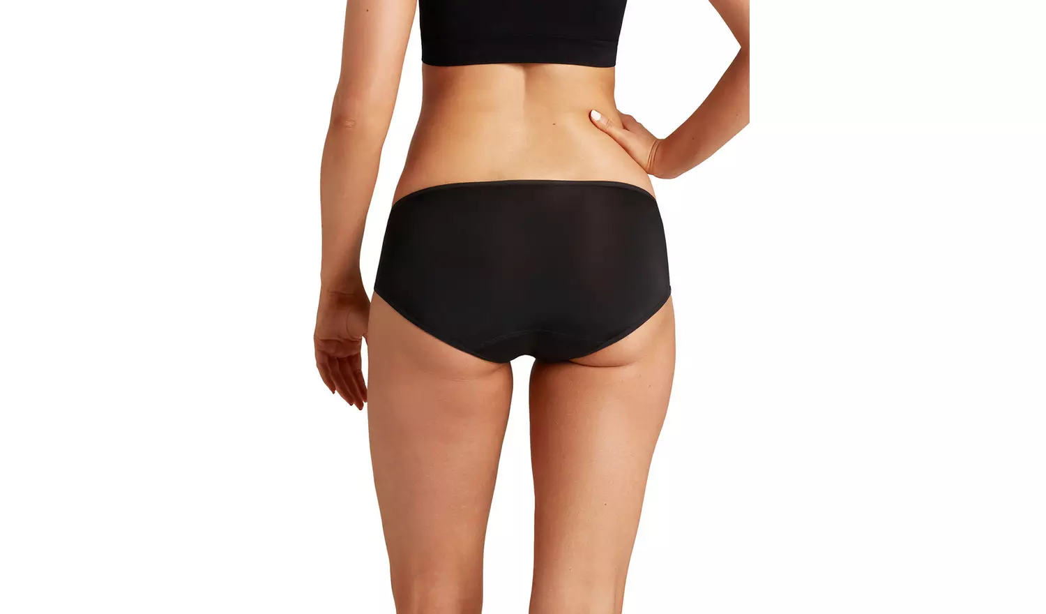 LOVE LUNA Black Period Midi Knickers 18-20