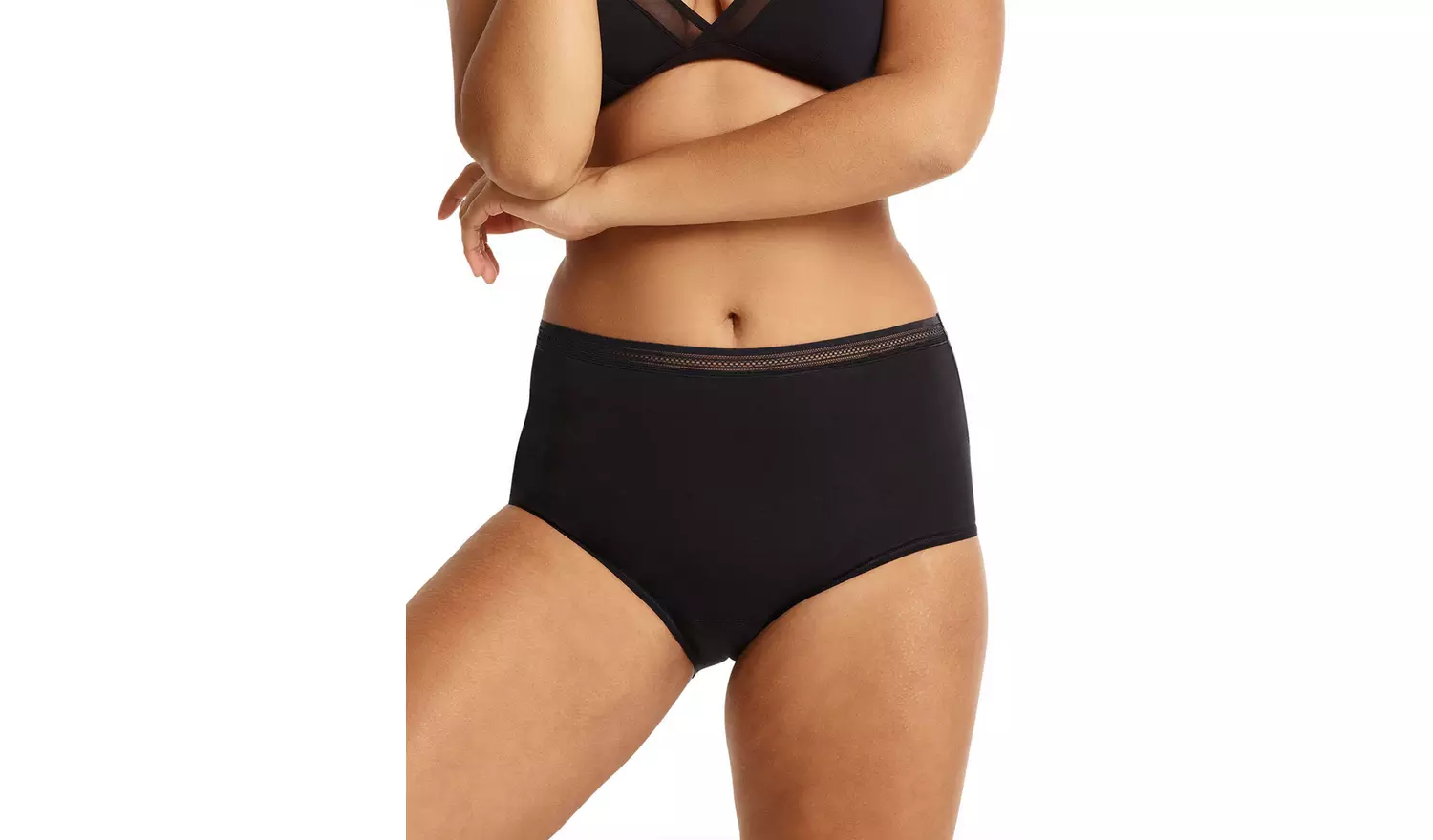 LOVE LUNA Black Lady Leaks Full Knickers 14-16